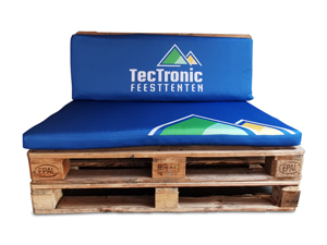 Des housses personnalisées pour des coussins de palettes