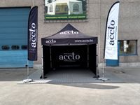 Drapeaux 'classic' imprimés recto-verso (medium) pour Accto