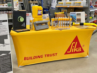 Housse stretch pour la firme Sika