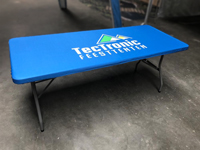Table de buffet avec housse stretch top personnalisée
