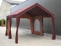 3x4 tente de réception avec des parois amovibles