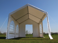 Tente professionnelle PVC de 3x4, spacieuse et lumineuse