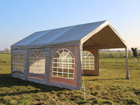 Tente professionnelle en pvc 3x6 (ici un modèle de 4x6 mètres)
