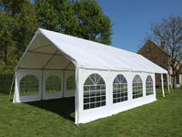 Tonnelle 6x10 m HQ - 50mm frame - PVC bâche 680g