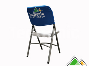 Housse de chaise personnalisée au logo TecTronic