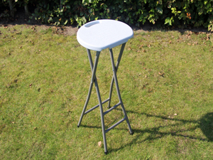 Tabouret de bar pliable pour mange-debout