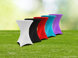 Housse extensible pour table de bar Basic.