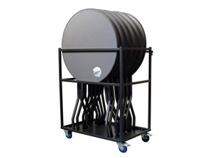 Chariot de transport pour 6 mange-debout