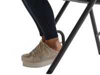 Chaise pliante au design ergonomique