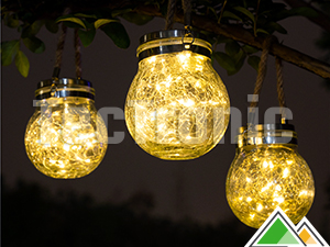 Lampe bocal avec éclairage LED d’ambiance