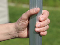 Tubes hexagonaux en aluminium de Ø 40 mm avec une épaisseur de paroi de 1,4 mm