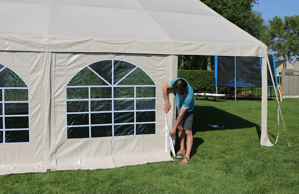 Feesttent zijwanden