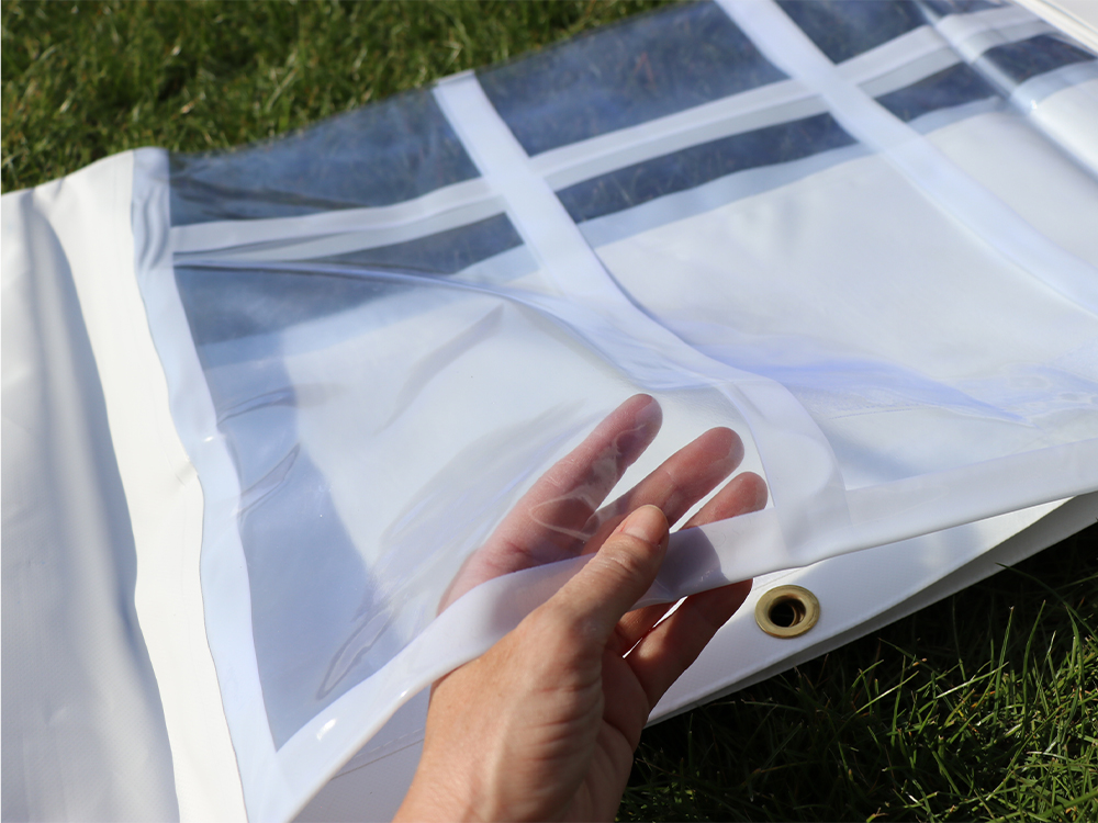 Toile de tente en PVC translucide de TecTronic Feesttenten