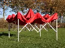 Vouwtent 3x3 m Solid 50 met halfopen frame