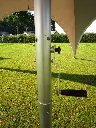 Robuuste aluminium mast met telescopisch systeem