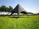 Stertent 16 meter in kleur zwart