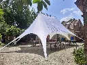 Stertent twin ø14m in gebruik