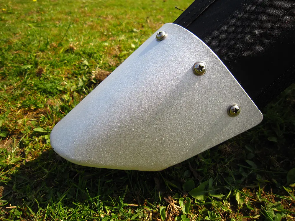 Voet stertent in aluminium