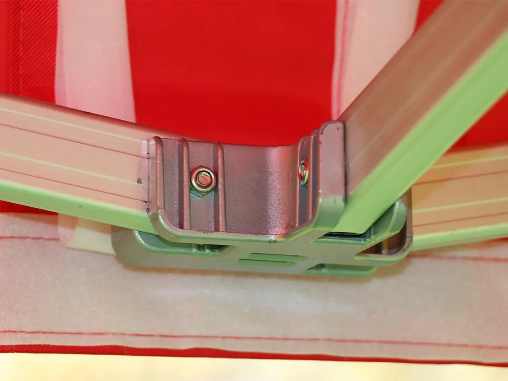 Vouwtent Solid 50 frame koppeling