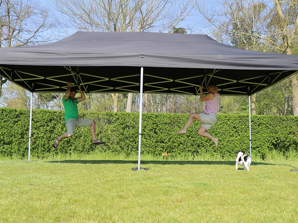 Vouwtent 3 x 6 m s40 zwart sterkte