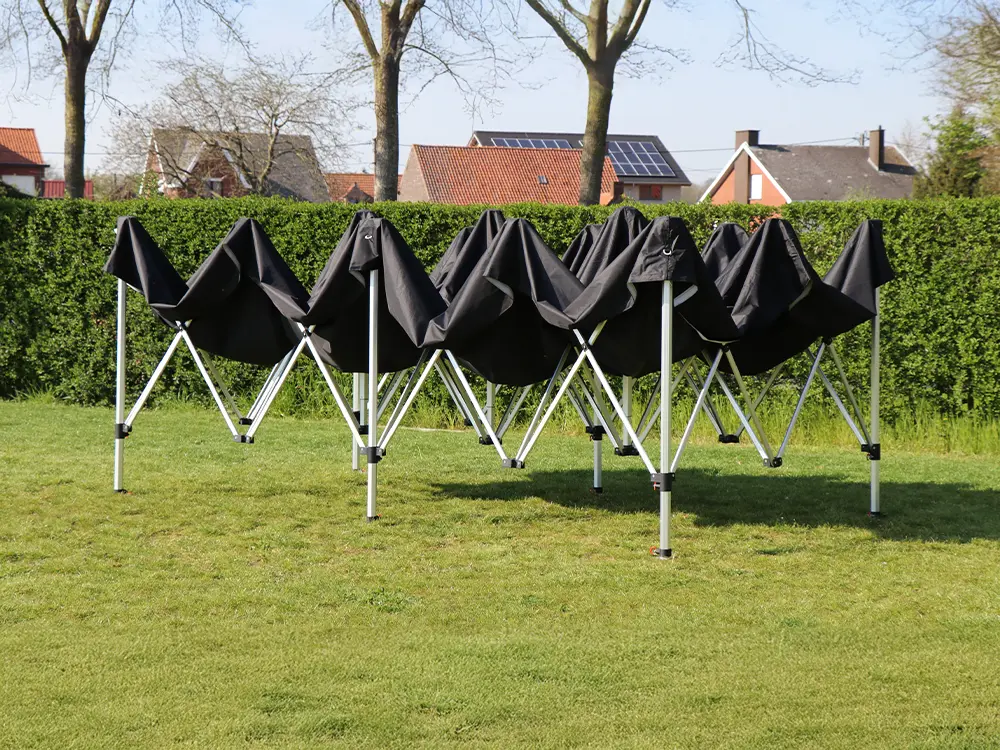 Vouwtent 3 x 6 m S40 zwart