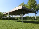 Vouwtent 4 x 8 m S50 taupe