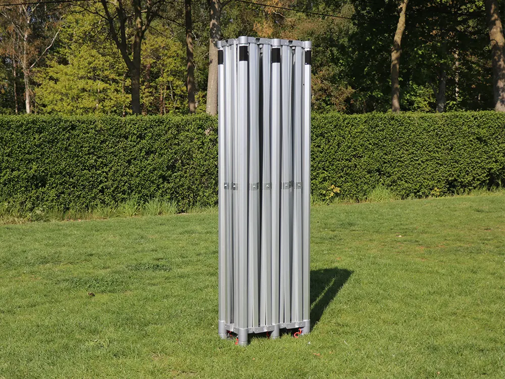 Vouwtent 4 x 8 m S50 pvc samengevouwen frame