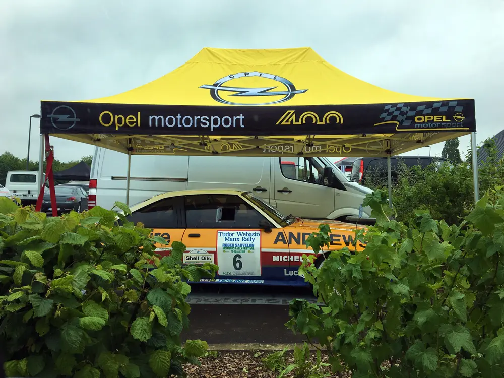 Opel motorsport full-color bedrukte vouwtent