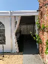 Zijwand kadertent met deuropening