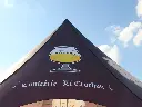 Stertent met logo van Confrérie Li Crochon