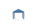Partytent 3 x 3 m afmetingen