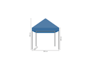 Vouwtent 3 x 3 m S50 afmetingen
