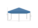 Vouwtent 3 x 6 m S50 afmetingen