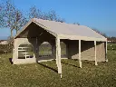 Professionele pvc partytent 6x3 m met waterdicht dak