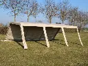 Opzet frame met dakzeil 3x6 meter