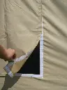 Polyester partytent 3x3 m met afsluitbare ramen