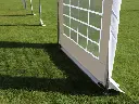 Zijwand raam met grondbuis