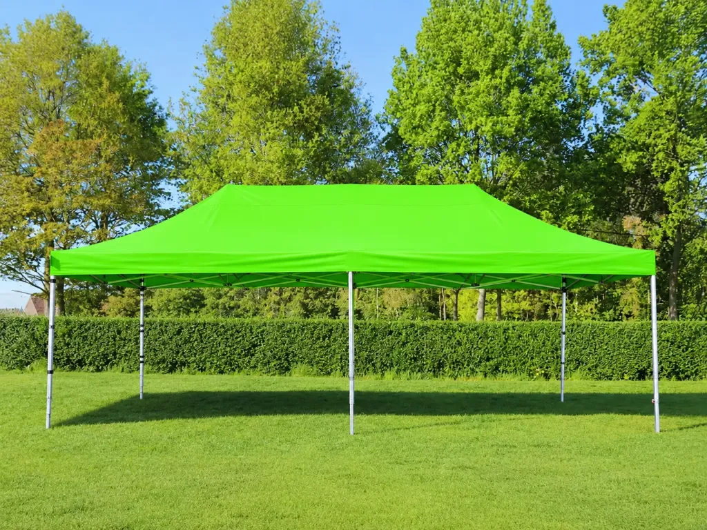 Fin de série: tente pliante 3 x 6 m Solid 50 (sans parois) (Rouge)