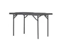 Table pliante - PEHD gris