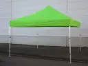 Fin de série : tente pliante 4 x 4 m Solid 50 vert citron