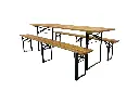 Ensemble table de brasserie 220 x 70 cm - standard