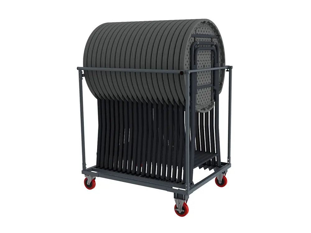 Chariot de transport pour tables hautes basic et plus