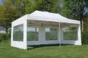 Fin de série : tente pliante 4 x 8 m Solid 50 pvc blanc