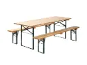 Fin de série : set table de bière 220 x 50 cm