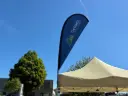 Beachflag pour tente pliante