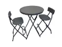 Pack promotionnel - Table haute + 2 chaises de bar