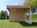 Seconde main: tente pliante 4 x 4 m Solid 50 pvc beige