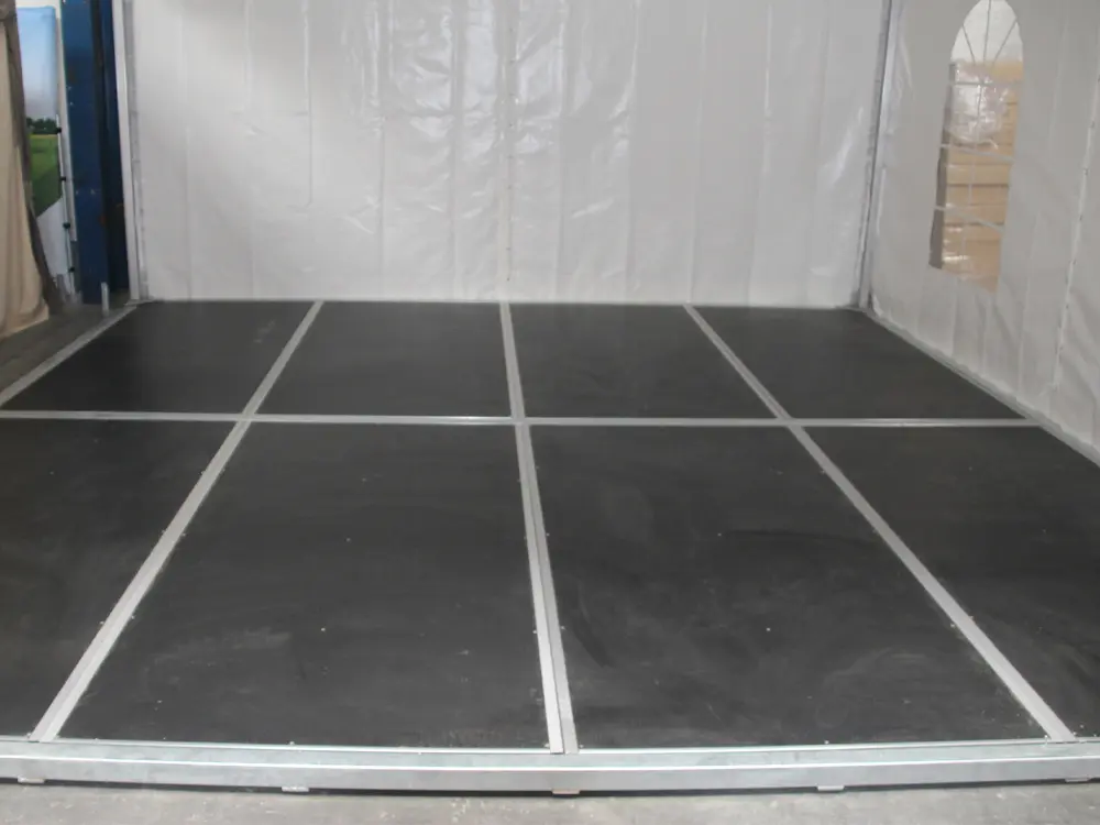 Plancher cassette 5x5 m (salle d'exposition)