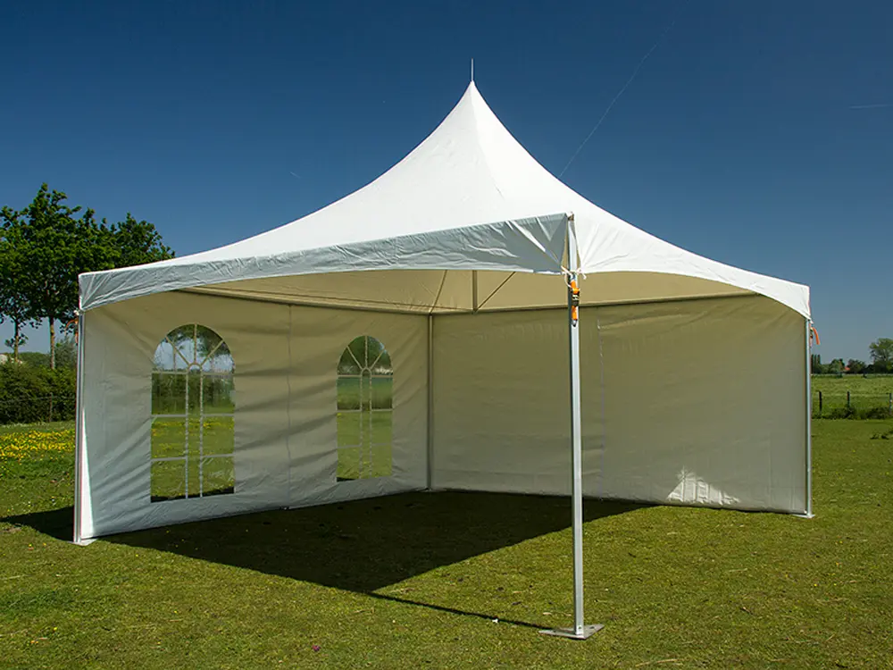 Tente pagode 5 x 5 m pro pvc : ensemble de parois latérales