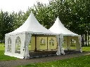 Tente pagode 5 x 5 m pro pvc 